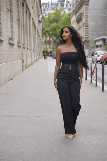 Pantalon à ceinture