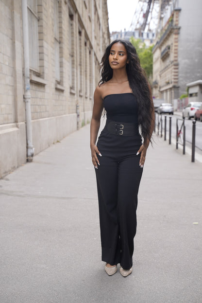 Pantalon à ceinture