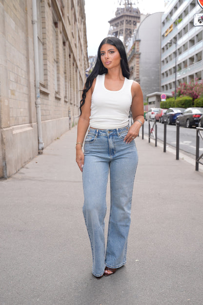 Jean Wide leg à clou
