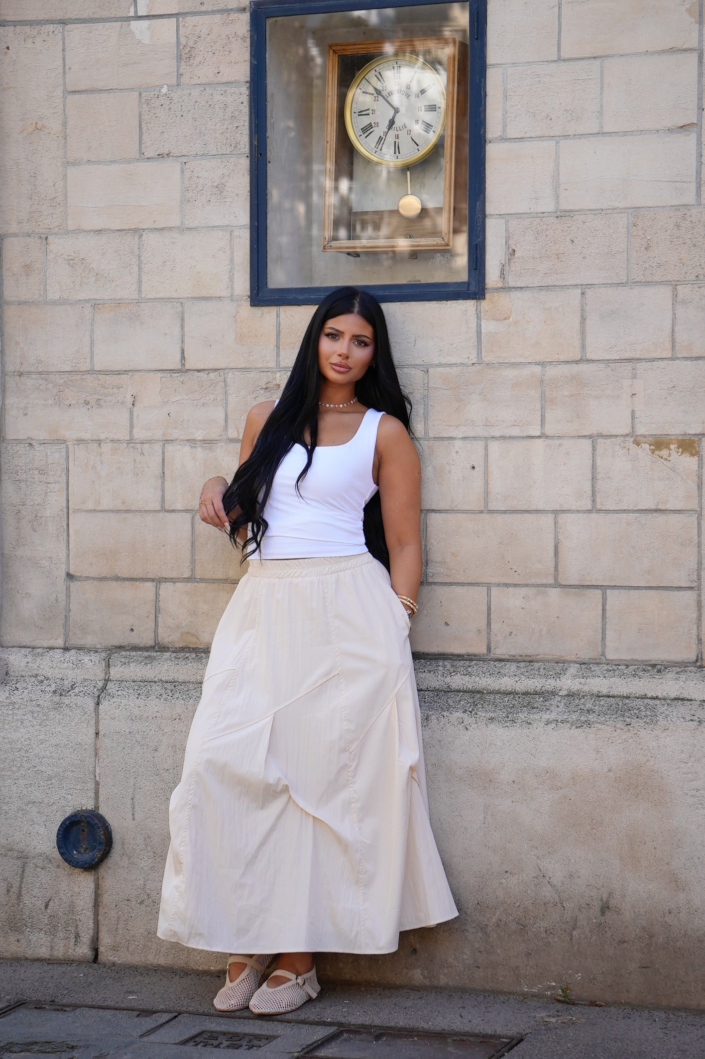 Jupe bouffante ( Beige)