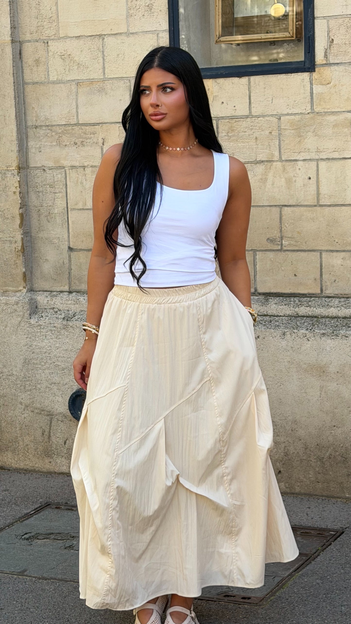 Jupe bouffante ( Beige)