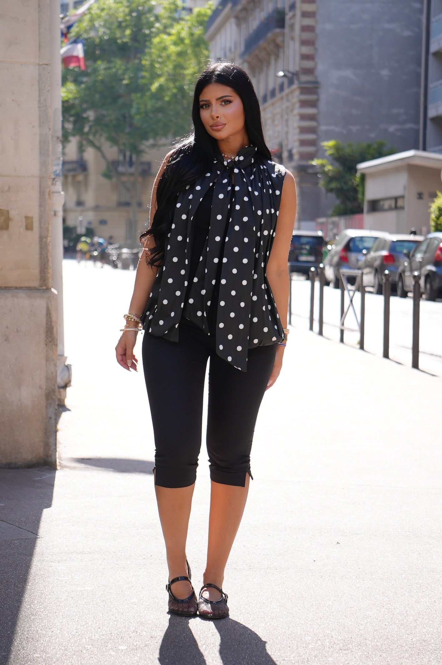 Top bouffant [ Noir]