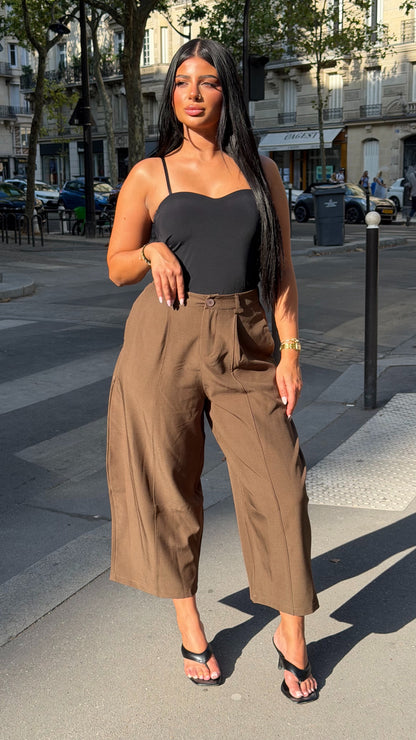 Pantalon ballon 7/8 [Marron]