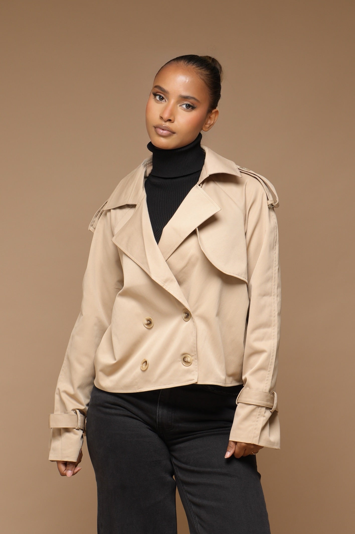 Trench coats court [ Beige]