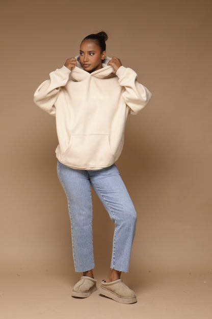 Sweet à capuche [ Beige]