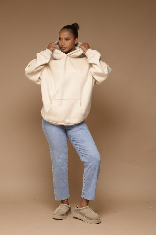 Sweet à capuche [ Beige]