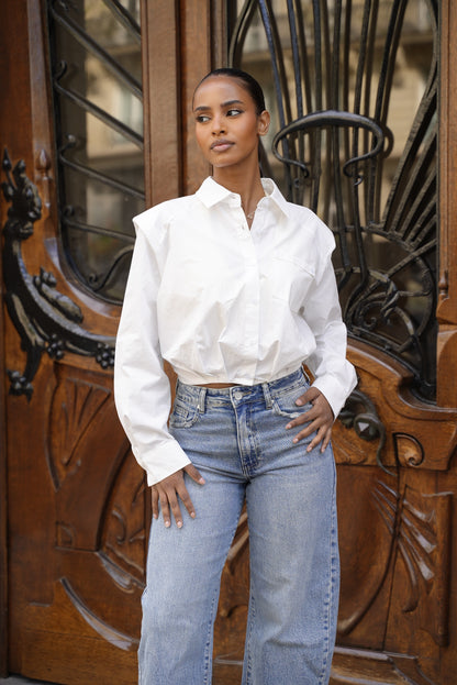 Chemise asymétrique