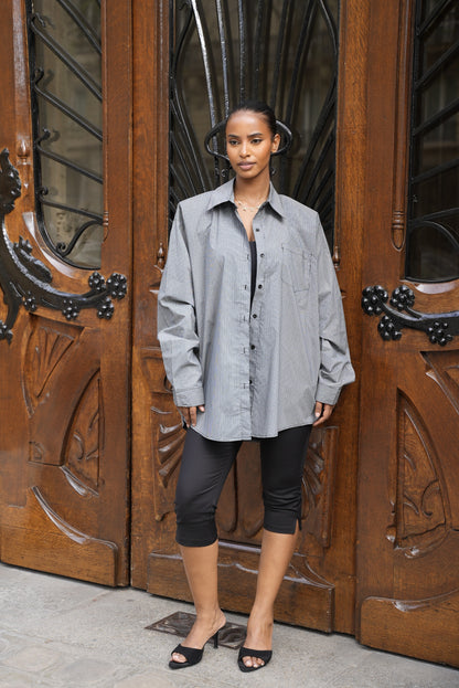 Chemise oversize [ Gris]
