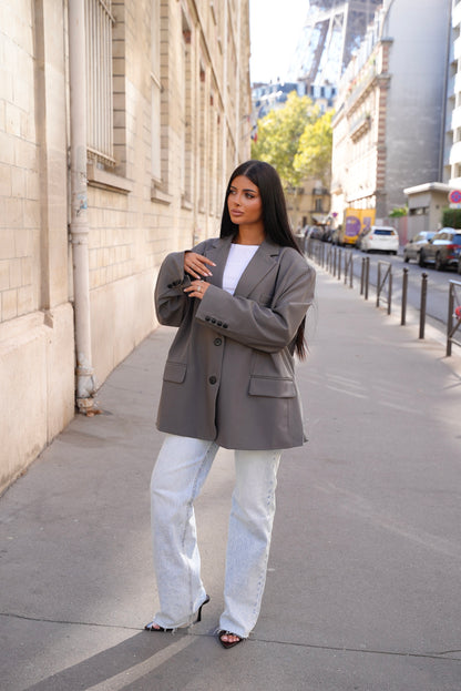 Blazer oversize [ Gris]