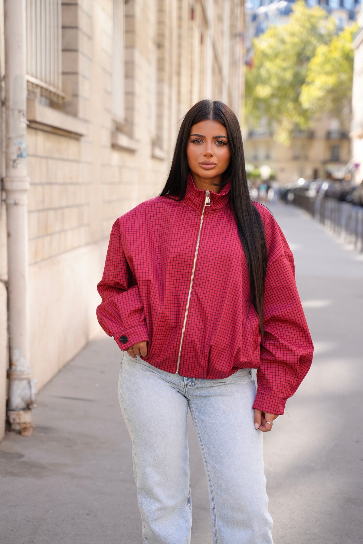 Veste vichy [ Rouge ]