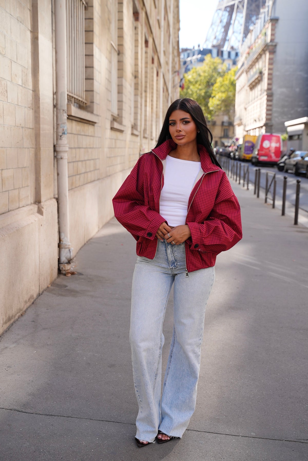 Veste vichy [ Rouge ]