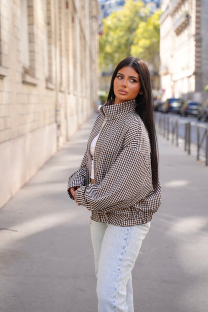 Veste vichy [Gris/ Noir]