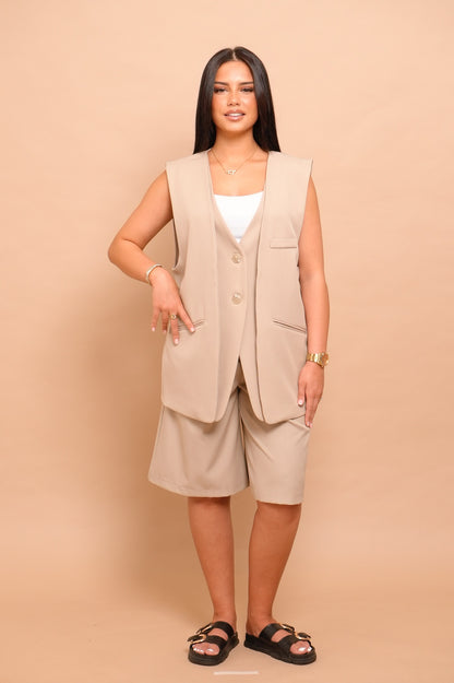 Blazer sans manche masculin