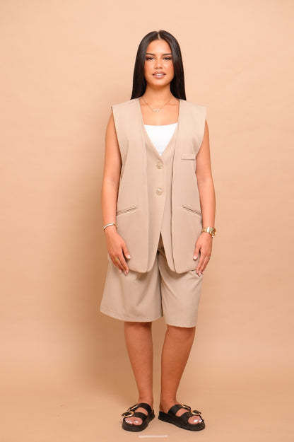 Blazer sans manche masculin