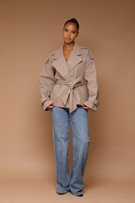 Trench court [ Taupe/Khaki]