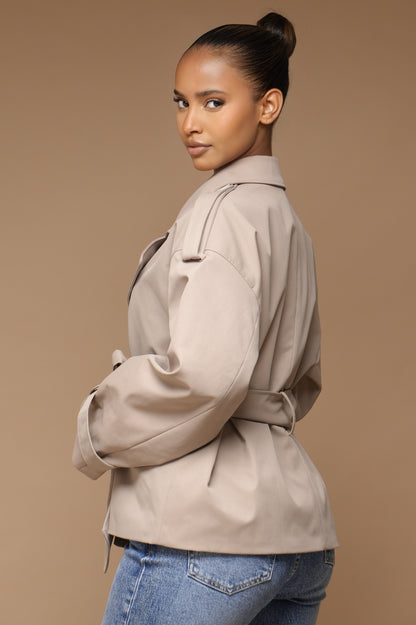 Trench court [ Taupe/Khaki]