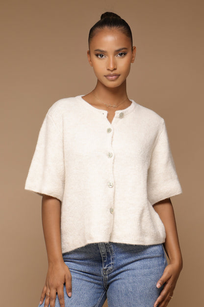 Gilet maille [ Blanc]