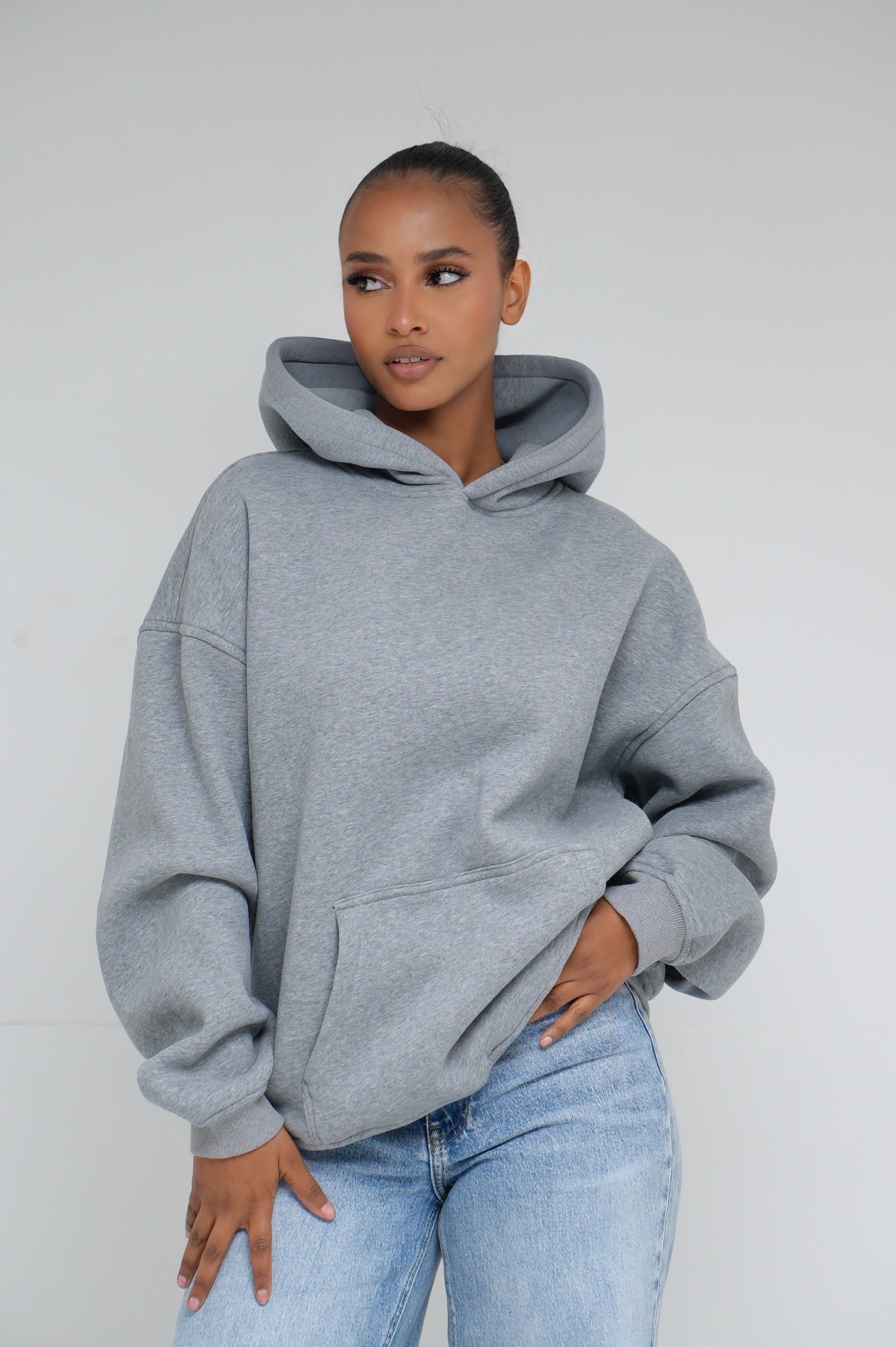 Sweet à capuche [ Gris]