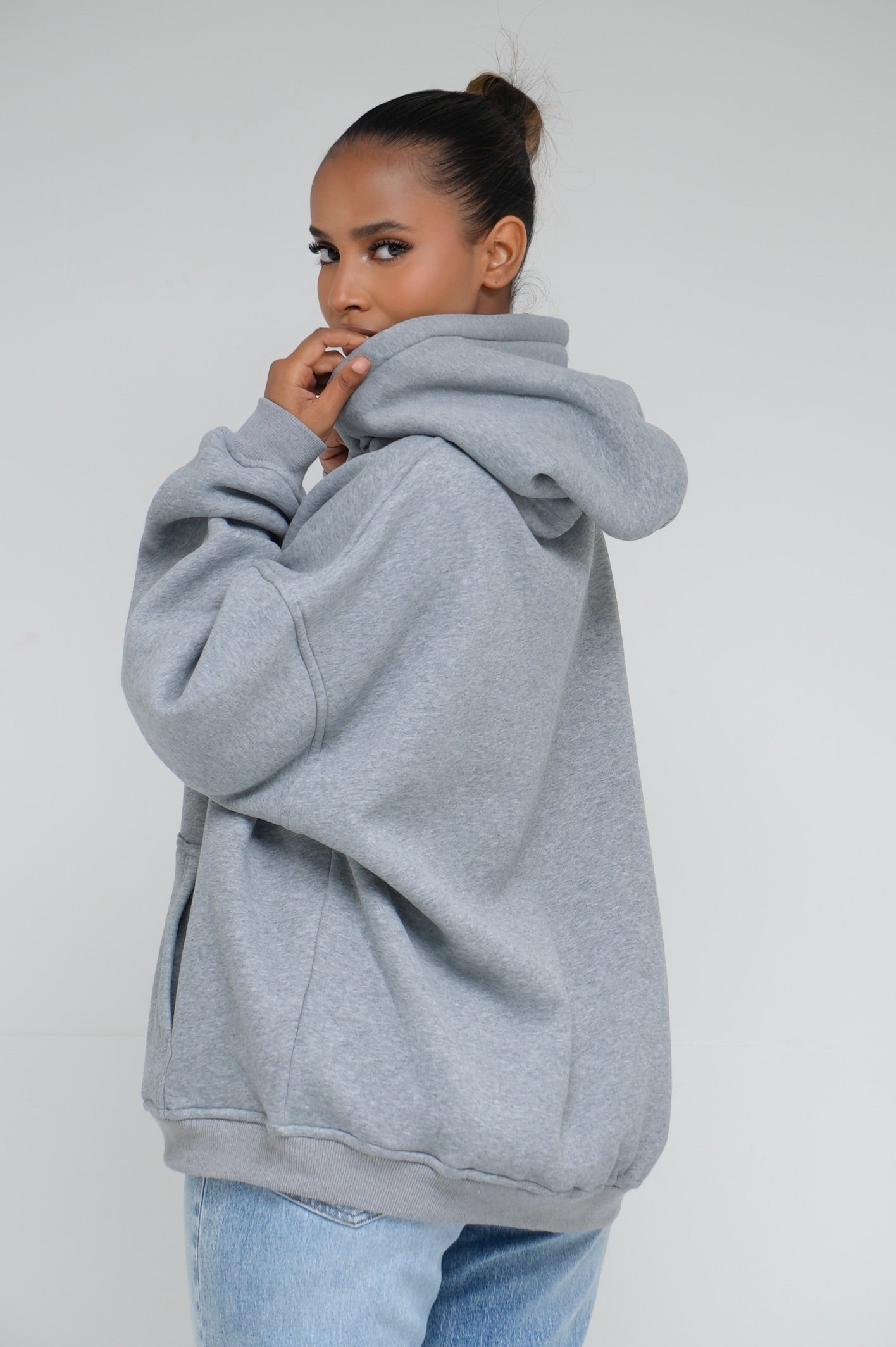 Sweet à capuche [ Gris]