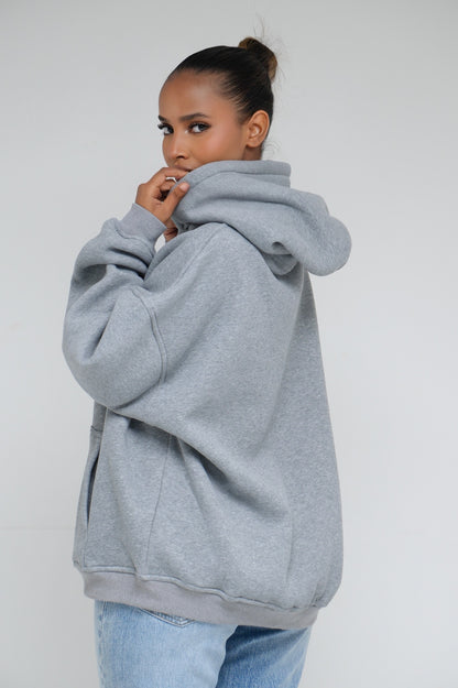 Sweet à capuche [ Gris]