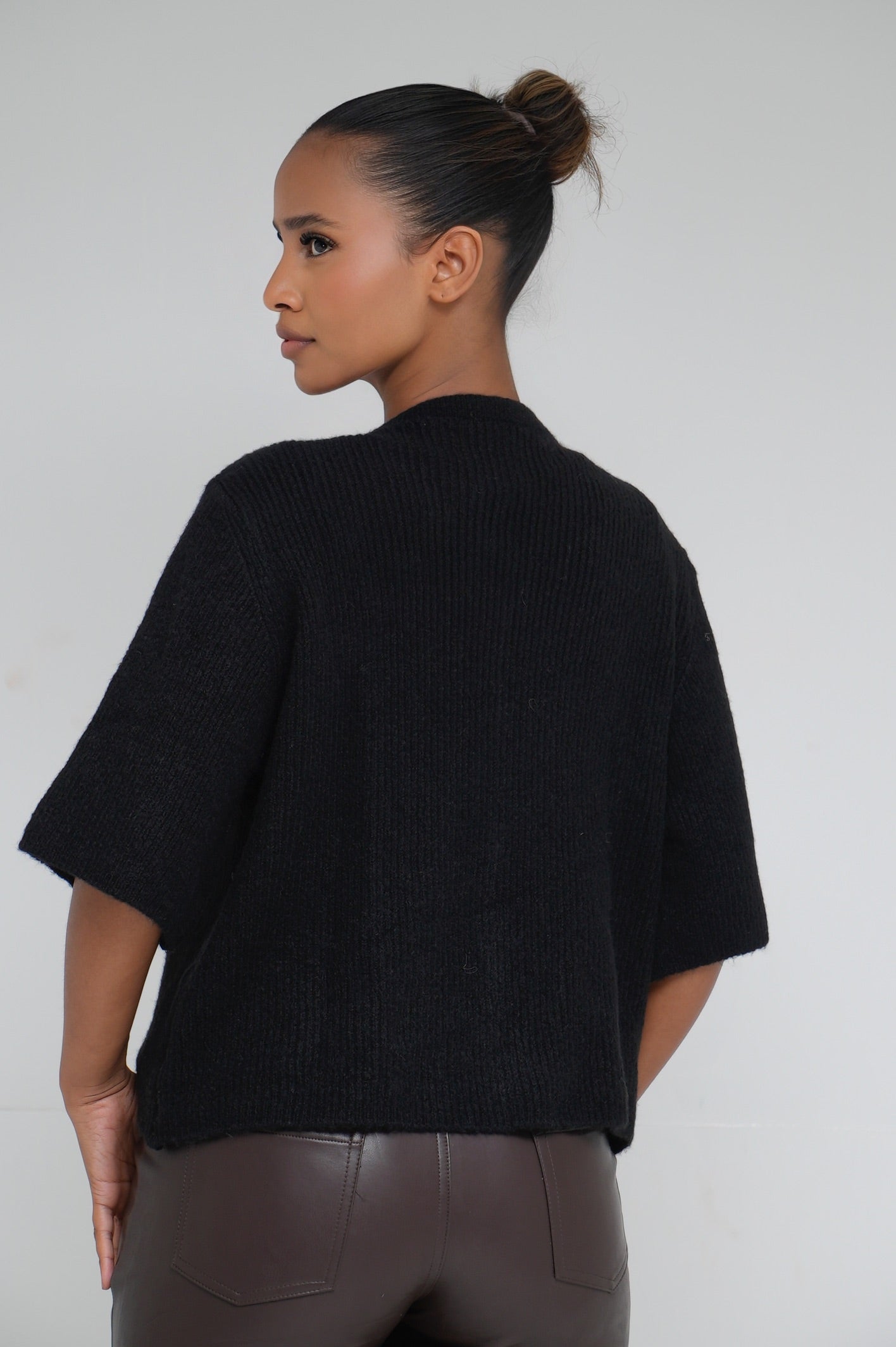 Gilet maille [ Noir]