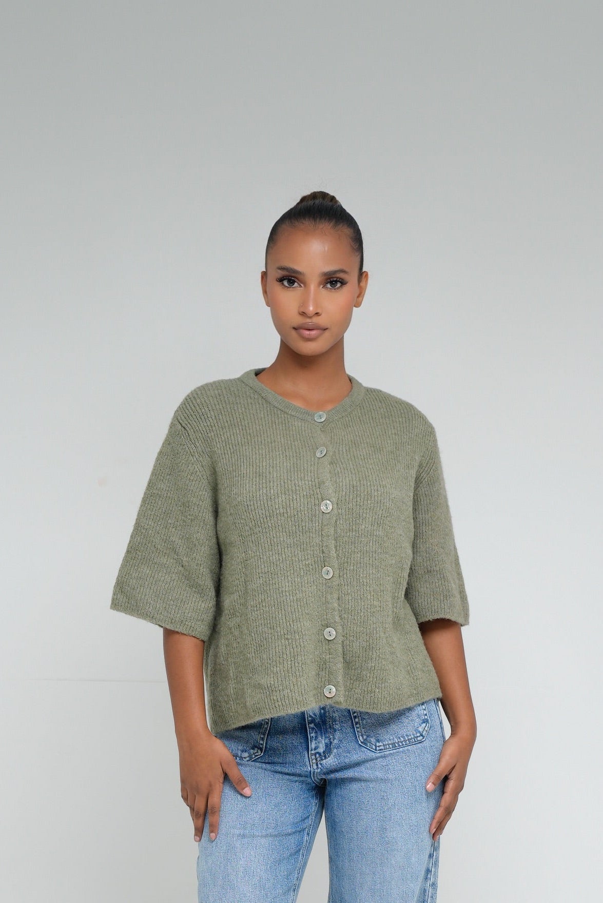 Gilet maille [ Vert]