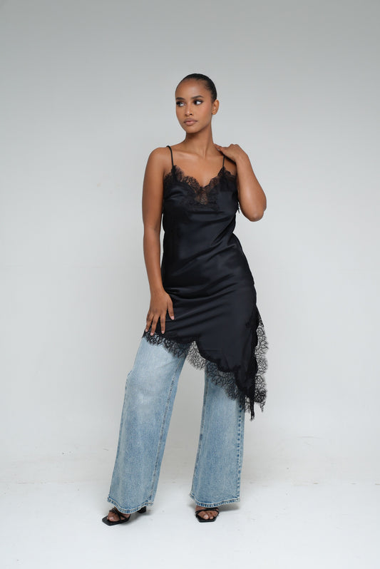 Tunique dentelle [ Noir]