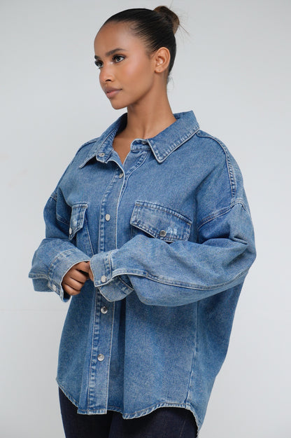 Chemise jean épaisse