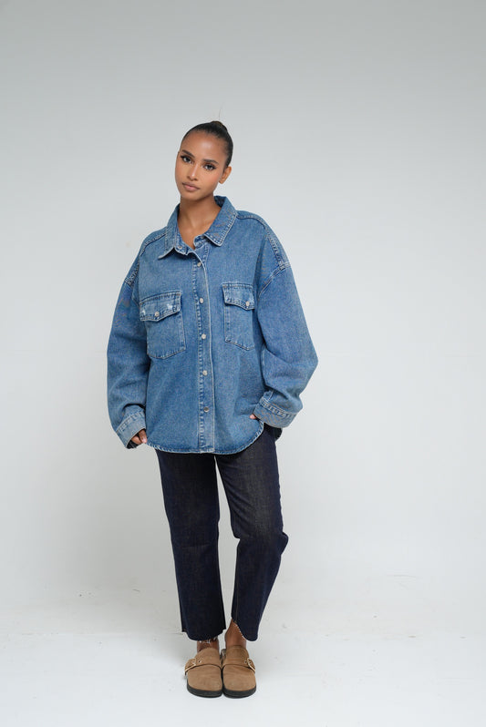 Chemise jean épaisse