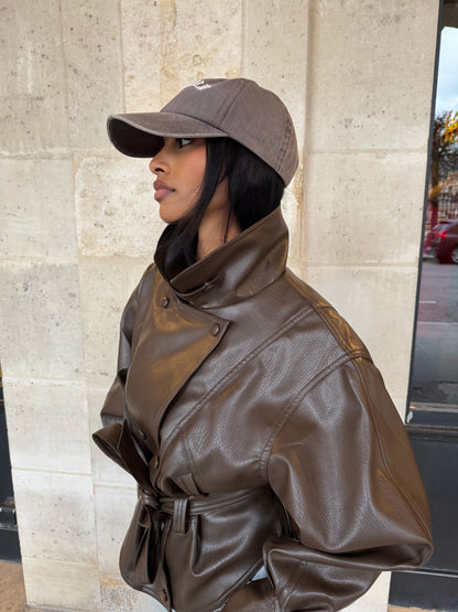 Veste aviateur [ Chocolat]